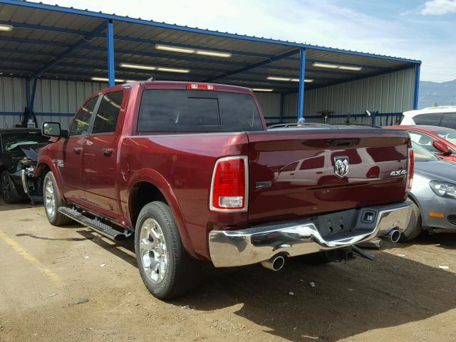 1C6RR7NMXGS288827 - 2016 RAM 1500 LARAM MAROON photo 3