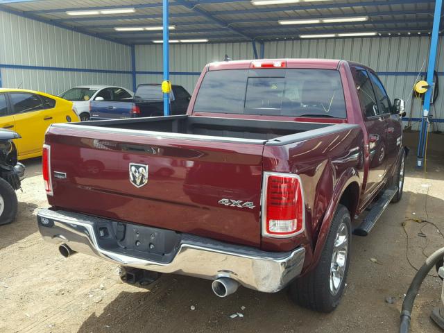 1C6RR7NMXGS288827 - 2016 RAM 1500 LARAM MAROON photo 4