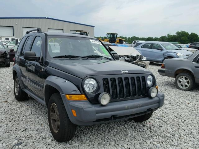 1J4GL38K16W218378 - 2006 JEEP LIBERTY RE BLACK photo 1