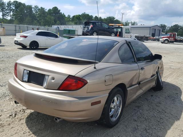 1G2JB12F737168868 - 2003 PONTIAC SUNFIRE TAN photo 4