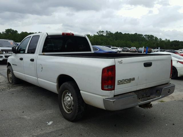 3D7KA28D83G749918 - 2003 DODGE RAM 2500 S WHITE photo 3