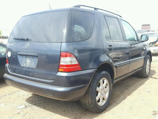 4JGAB72E8YA184086 - 2000 MERCEDES-BENZ ML 430 蓝色 照片 4