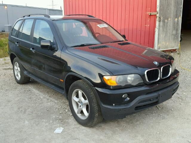 5UXFA53503LV89953 - 2003 BMW X5 3.0I BLACK photo 1