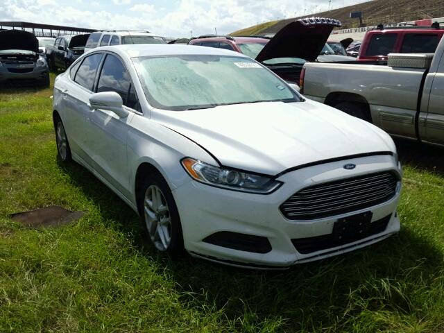 3FA6P0H72ER204402 - 2014 FORD FUSION SE WHITE photo 1