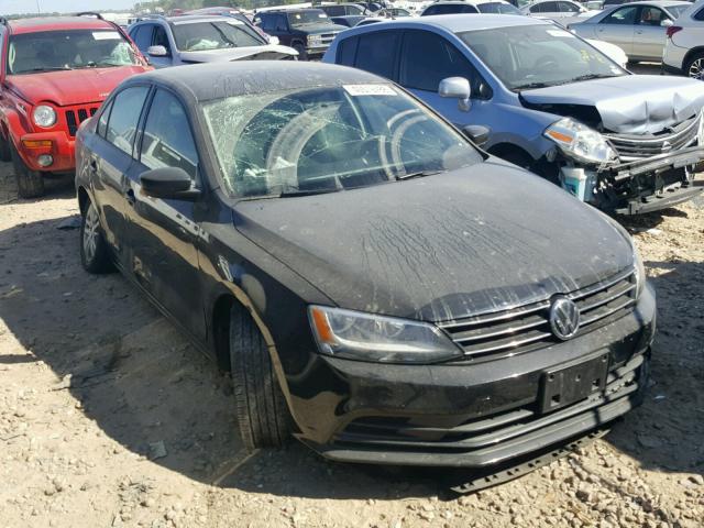 3VW2K7AJ4FM220893 - 2015 VOLKSWAGEN JETTA BASE 黑色 照片 1