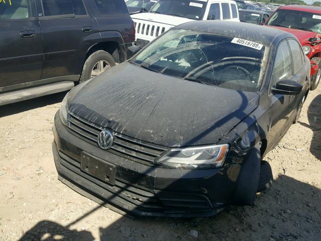 3VW2K7AJ4FM220893 - 2015 VOLKSWAGEN JETTA BASE 黑色 照片 9