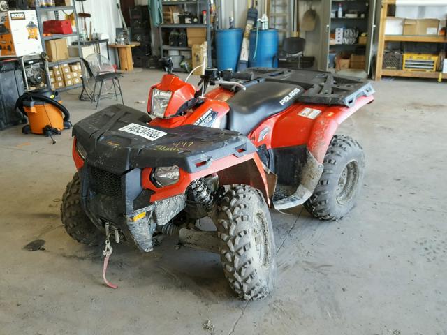 4XAMH50A2CA378617 - 2012 POLARIS SPORTSMAN RED photo 2