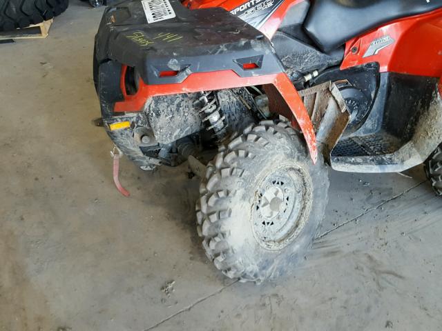 4XAMH50A2CA378617 - 2012 POLARIS SPORTSMAN RED photo 9