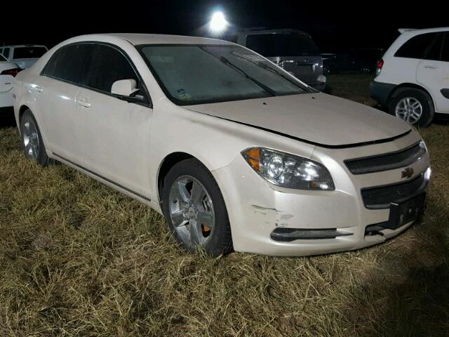 1G1ZC5EB1AF280329 - 2010 CHEVROLET MALIBU WHITE photo 1