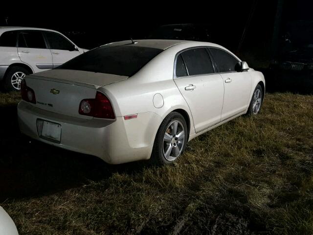 1G1ZC5EB1AF280329 - 2010 CHEVROLET MALIBU WHITE photo 4