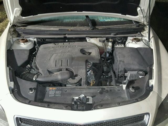 1G1ZC5EB1AF280329 - 2010 CHEVROLET MALIBU WHITE photo 7