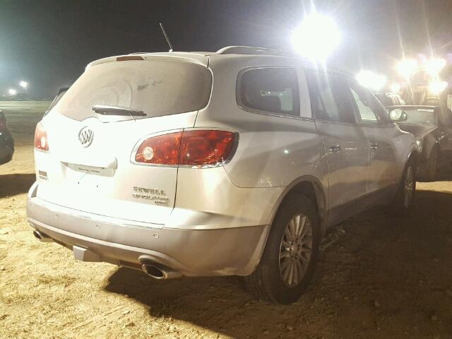 5GAER23D39J167290 - 2009 BUICK ENCLAVE SILVER photo 4