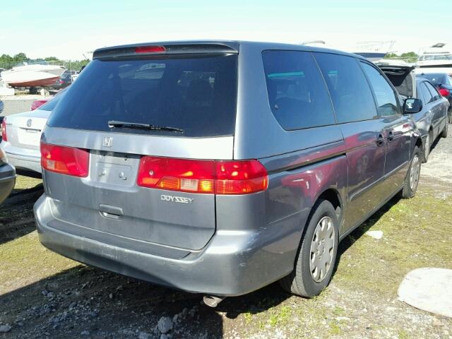 2HKRL1851YH504219 - 2000 HONDA ODYSSEY GRAY photo 4