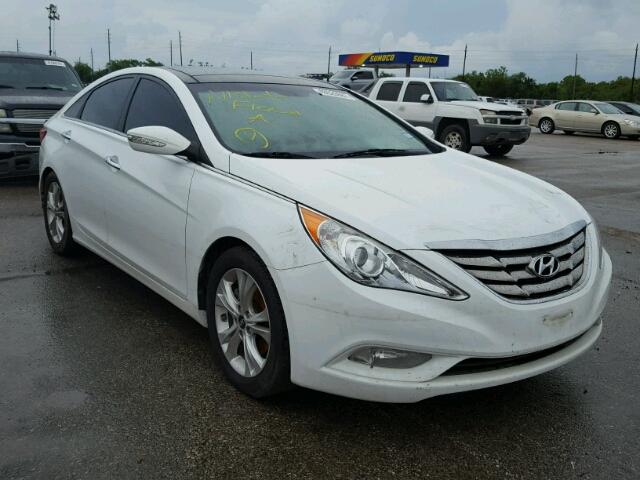 5NPEC4AC5CH468133 - 2012 HYUNDAI SONATA SE WHITE photo 1