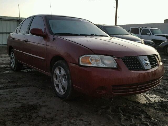 3N1CB51D76L463094 - 2006 NISSAN SENTRA 1.8 BURGUNDY photo 1