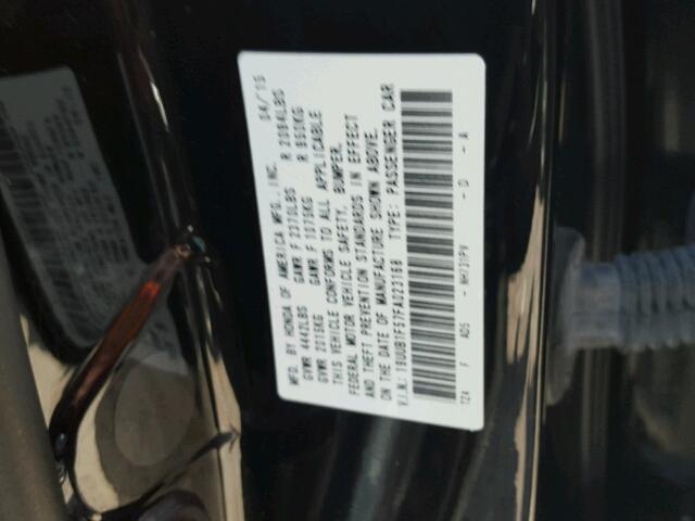 19UUB1F57FA023168 - 2015 ACURA TLX TECH 黑色 照片 10