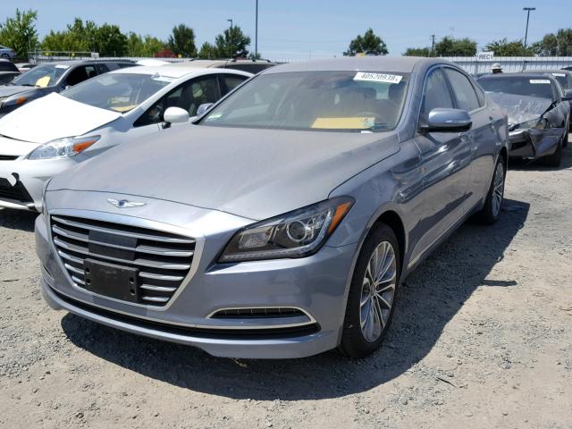 KMHGN4JE7HU181213 - 2017 GENESIS G80 BASE SILVER photo 2