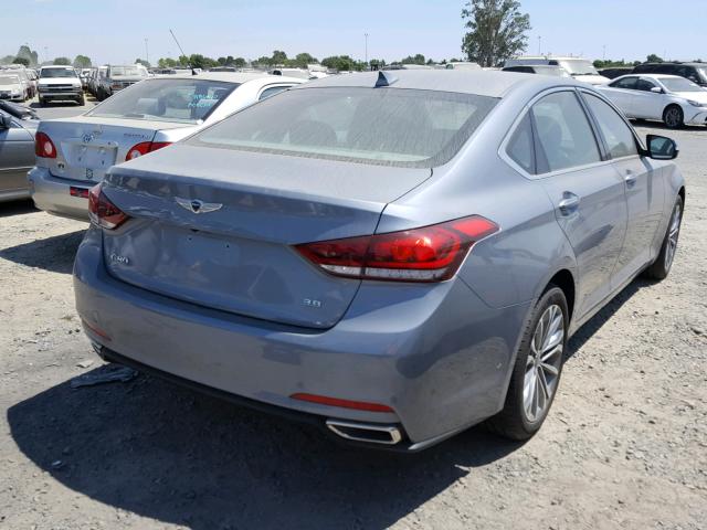 KMHGN4JE7HU181213 - 2017 GENESIS G80 BASE SILVER photo 4