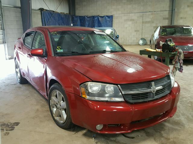 1B3LC76V59N523788 - 2009 DODGE AVENGER R/ MAROON photo 1