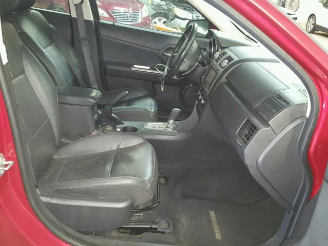 1B3LC76V59N523788 - 2009 DODGE AVENGER R/ MAROON photo 5