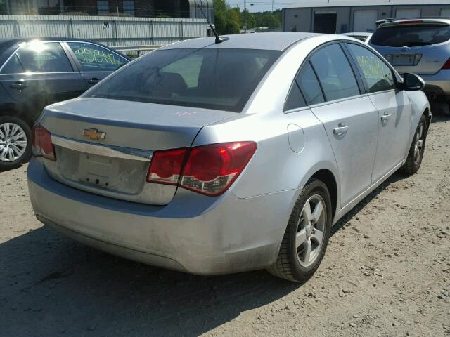 1G1PF5SC1C7312740 - 2012 CHEVROLET CRUZE LT SILVER photo 4