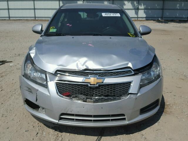 1G1PF5SC1C7312740 - 2012 CHEVROLET CRUZE LT SILVER photo 9