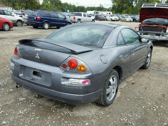 4A3AC44G13E003598 - 2003 MITSUBISHI ECLIPSE GRAY photo 4