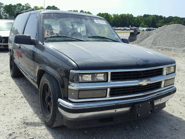 3GNEC18R9VG125837 - 1997 CHEVROLET TAHOE C150 BLACK photo 1