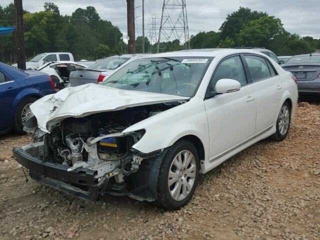 4T1BK3DB8BU391955 - 2011 TOYOTA AVALON WHITE photo 2