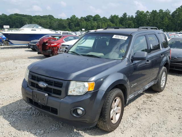 1FMCU59359KA25260 - 2009 FORD ESCAPE HYB GRAY photo 2