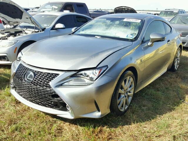 JTHHE5BCXG5013181 - 2016 LEXUS RC 350 GRAY photo 2