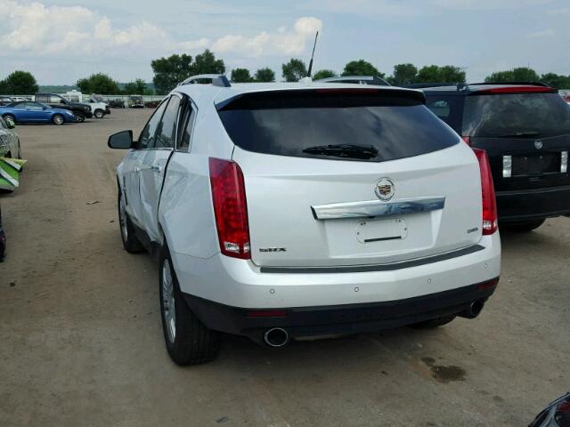 3GYFNAE33CS575639 - 2012 CADILLAC SRX LUXURY WHITE photo 3