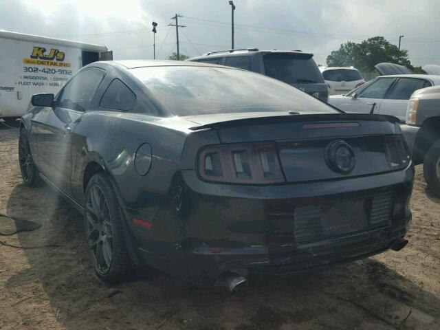 1ZVBP8AM2D5206236 - 2013 FORD MUSTANG BLACK photo 3