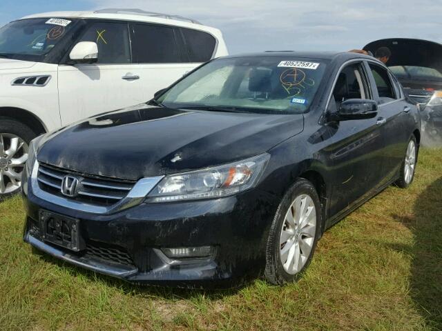 1HGCR2F8XFA092802 - 2015 HONDA ACCORD BLACK photo 2