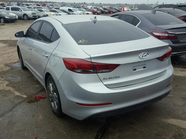 5NPD84LF3HH153505 - 2017 HYUNDAI ELANTRA SE SILVER photo 3