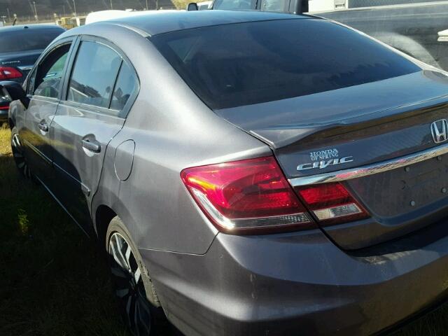 2HGFB2F9XFH535798 - 2015 HONDA CIVIC EXL 灰色 照片 3