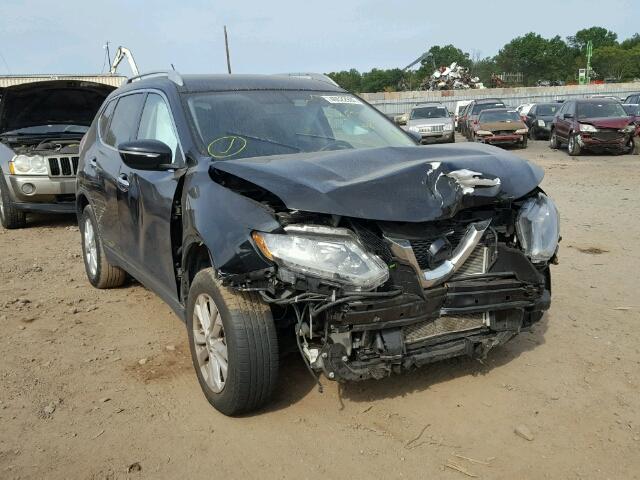 KNMAT2MVXFP507968 - 2015 NISSAN ROGUE S BLACK photo 1