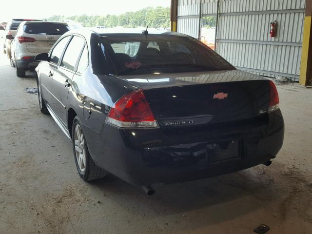 2G1WG5E39D1266027 - 2013 CHEVROLET IMPALA LT BLACK photo 3