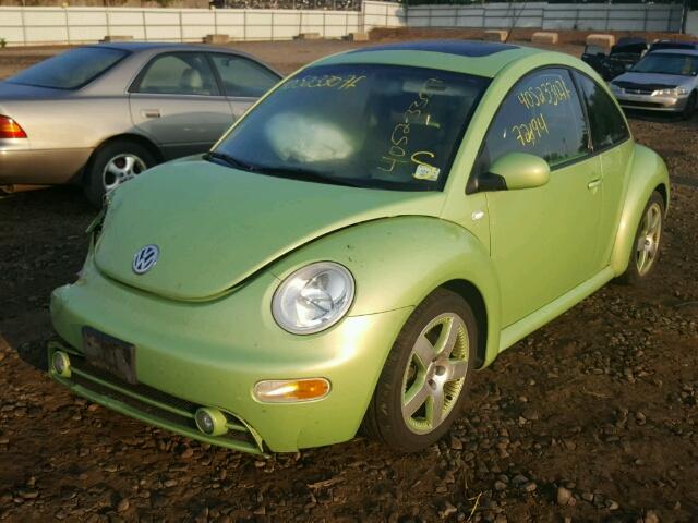 3VWCD21C13M416921 - 2003 VOLKSWAGEN NEW BEETLE 绿色 照片 2