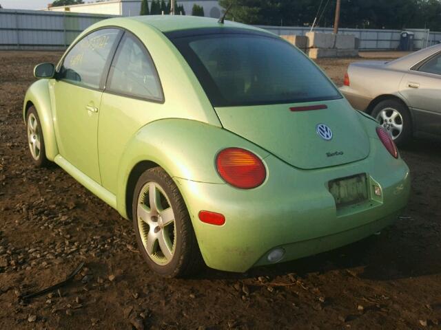 3VWCD21C13M416921 - 2003 VOLKSWAGEN NEW BEETLE 绿色 照片 3