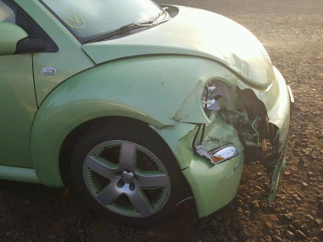 3VWCD21C13M416921 - 2003 VOLKSWAGEN NEW BEETLE 绿色 照片 9