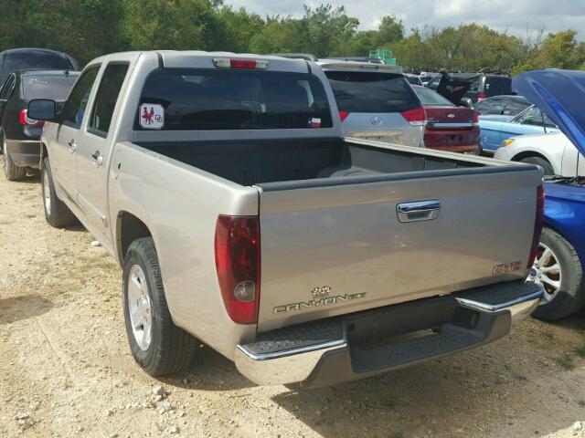 1GTCS139198150284 - 2009 GMC CANYON SILVER photo 3