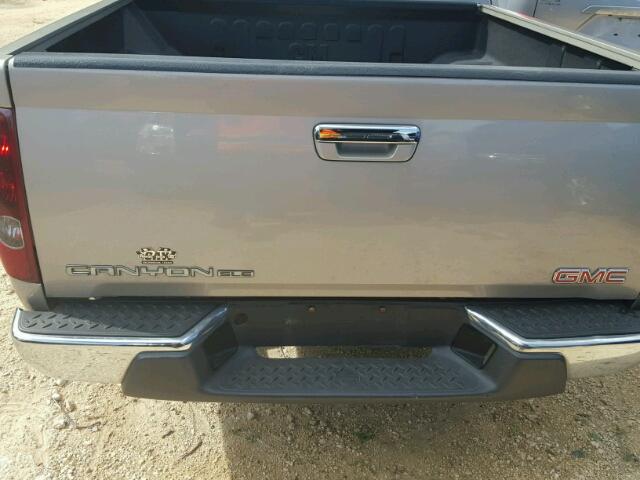 1GTCS139198150284 - 2009 GMC CANYON SILVER photo 9