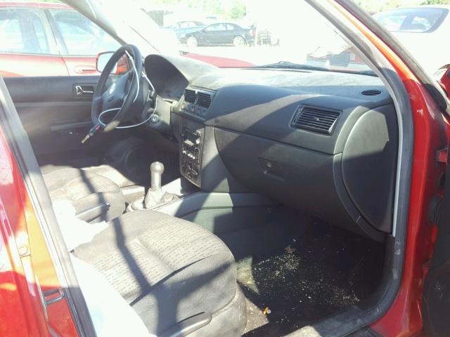 9BWFL61J244029225 - 2004 VOLKSWAGEN GOLF GL RED photo 5