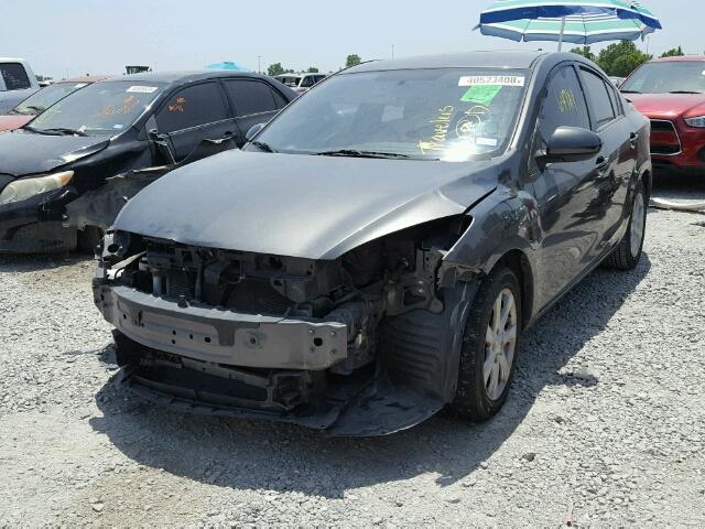 JM1BL1SF8A1283170 - 2010 MAZDA 3 I GRAY photo 2