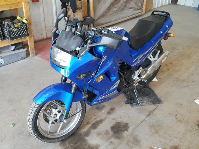 JKAEXMF187DA37645 - 2007 KAWASAKI EX250 F BLUE photo 2