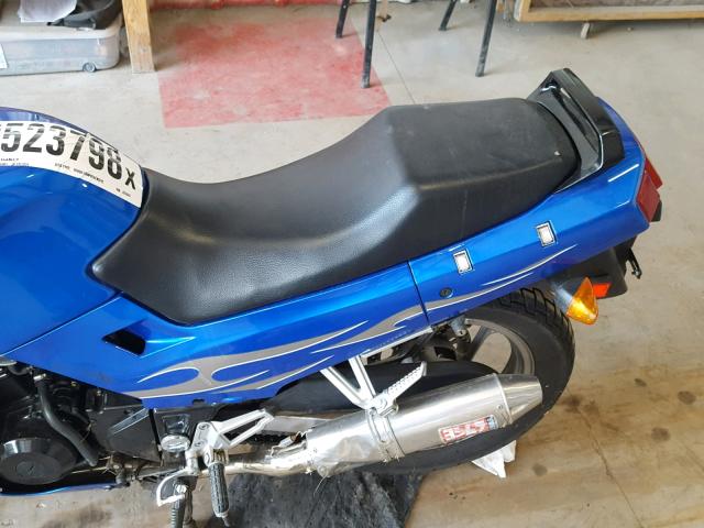 JKAEXMF187DA37645 - 2007 KAWASAKI EX250 F BLUE photo 6