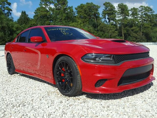 2C3CDXL93GH117229 - 2016 DODGE CHARGER RED photo 1