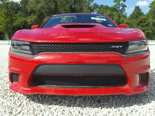 2C3CDXL93GH117229 - 2016 DODGE CHARGER RED photo 10