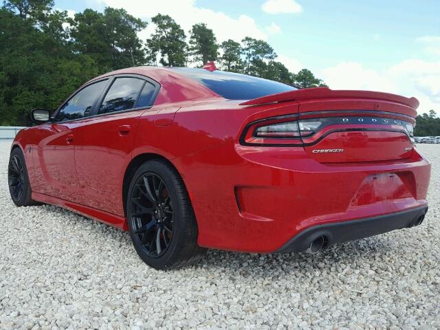 2C3CDXL93GH117229 - 2016 DODGE CHARGER RED photo 3